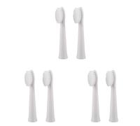 Testine di Ricambio per Spazzolino EW0972, Bianco, 6 Conte J3M38449