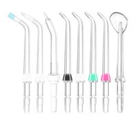 Testine di ricambio per Waterpik, set di 8 ugelli per irrigatore orale, punte di ricambio per filo interdentale Waterpik, kit di punte di ricambio per getto d'acqua, testine di ricambio per la pulizia