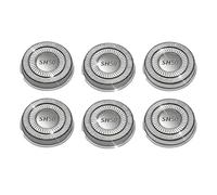 Testine di ricambio SH50 in confezione da 6, compatibili con i rasoi Philips Norelco serie 5000 - Miglioramento con doppia lama durevole