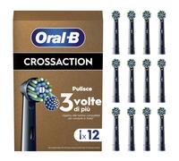 Testine Di Ricambio x Spazzolino Elettrico Pro Cross Action Nere 12 Testine