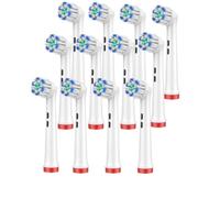 Testine for spazzolino EB60-X compatibili con Oral-B | Rimuove placca e macchie, adatto for manici di spazzolini elettrici rotanti(60X 12PCS)