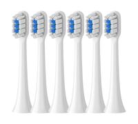 Testine for Spazzolino Elettrico, Compatibili Con Xiaomi, | Compatibile con parti soniche Mijia, T301 T302 T501 /501C(WH-6Pcs)