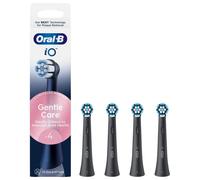 Testine Oral-B Heads iO Gentle Care per spazzolino elettrico, Nero - 4 pezzi