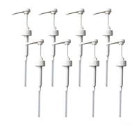 Testine per pompa per sciroppo, testa erogatore a sifone, ugello a pressione quantitativa 8/10/15/20CC per sciroppo, caffè e fruttosio, design in PP staccabile (8CC)