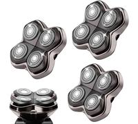 Testine per rasoio Pro 4, compatibili con i rasoi Pitbulls Gold PRO, Silver PRO, Platinum PRO e Butterfly Kiss PRO (confezione da 3)
