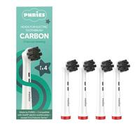 Testine per spazzolino elettrico Puries Carbon per Oral-B - 4 pezzi