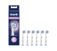 TESTINE PER SPAZZOLINO ORAL-B 80339506 Sensitive Clean, setole delicate, 6 pezzi