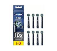Oral-B Pro Cross Action Nero Spazzole per Spazzolino Elettrico, Confezione da 8 Unità