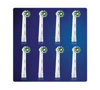 TESTINE PER SPAZZOLINO ORAL-B CrossAction CleanMaximizer 8er, setole angolate CleanMaximiser, 8 pezzi