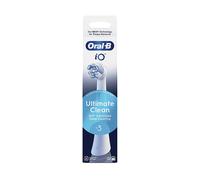 Oral-B Testine di Ricambio iO Series Ultimate Clean, testine rotonde originali, setole CrissCross, rimozione della placca, 3