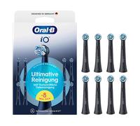 Oral-B iO Ultimative Reinigung 8er, Testina Nero, 8 pz, Nero, 3 mese(i), Oral-B, 106 mm, 34 mm