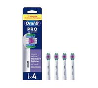 TESTINE PER SPAZZOLINO ORAL-B Pro 3D White EB di ricambio, 4 pezzi