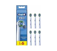 TESTINE PER SPAZZOLINO ORAL-B Pro Precision Clean - compatibile con, pack da 6, setole morbide