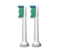 Philips Confezione da 2 testine di Ricambio per Spazzolino elettrico da denti compatibile con Spazzolini Philips - Sonic HX6012/07