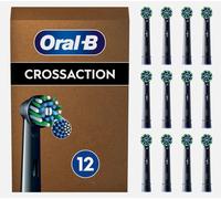 Testine Ricambio Oral-B CrossAction 10 / 12 pz Nere / Bianche Spazzole Elettrico