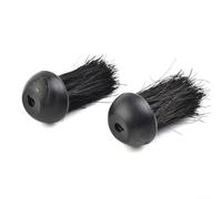 Testine rotonde di ricambio per set di accessori per focolare, confezione da 2, adatte per manici filettati da 3/8"