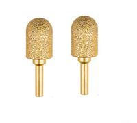 Testine Smeriglio Rotative 6mm per Metallo Incisione(2PCS 20mm) | Materiale smeriglio per duro, per resistenza agli urti, per ideale per incisione precisa su metalli duri