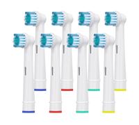 Testine Spazzolino 8 Pz Ricambio Compatibile Oral B Adatto Spazzolino Elettrico