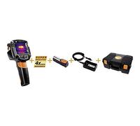 Testo 0560 8707 calore rapido fotocamera valigetta con digitale integrata/Upgrade Super Resolution/ricaricabile per stazione di ricarica/batteria supplementare Nero