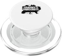 Testo d'argento divertente preferito della nonna PopSockets PopGrip per MagSafe