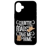 Testo della canzone di Country Roads Take Me Home Cute Custodia per iPhone 16 Plus
