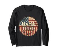 Testo della Canzone Mama Tried Country Music USA Flag Retro Grunge Maglia a Manica