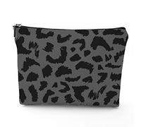 Testo della Costituzione, borse per il trucco in lino da donna, vintage Constitution America 4 luglio, borsa cosmetica da viaggio impermeabile, borsa per trucco per borsa, marrone, 17,8 x 22,9 cm,