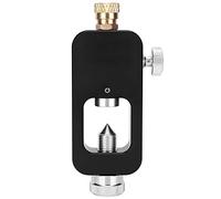 Testo dell'adattatore subacqueo Transverter immersione bottiglia grande a bottiglia da 8 mm (Nero)