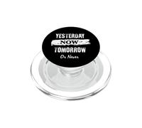 Testo dello slogan motivazionale "Ieri Ora Domani o Mai PopSockets PopGrip per MagSafe