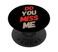 Testo di amore divertente divertente per persone citazione divertente ti manchi me PopSockets PopGrip Adesivo
