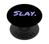 Testo divertente di una parola per donne e ragazze con atteggiamento uccidere PopSockets PopGrip Adesivo