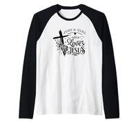 Testo Motivazionale Go Hard Or Go Home Maglia con Maniche Raglan