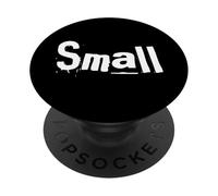 Testo stampato divertente per persone con citazione di una parola piccola PopSockets PopGrip Adesivo