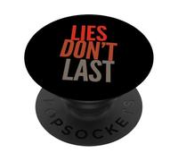 Testo umoristico divertente divertente per le persone Bugie divertenti non durano PopSockets PopGrip Adesivo