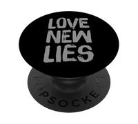 Testo umoristico divertente divertente per le persone Citazioni divertenti Amore nuove bugie PopSockets PopGrip Adesivo
