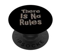Testo umoristico divertente divertente per le persone Divertente Non ci sono regole PopSockets PopGrip Adesivo