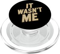 Testo umoristico divertente per le persone Citazioni divertenti Non ero io PopSockets PopGrip per MagSafe