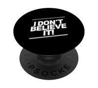 Testo umoristico divertente per le persone Divertente Non credo se PopSockets PopGrip Adesivo
