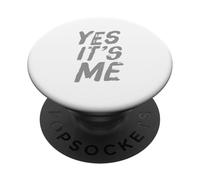 Testo umoristico divertente per le persone Divertente sì Sono io PopSockets PopGrip Adesivo