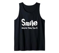 Testo umoristico Divertente per Le Persone sorridono Prima Che Lo tassino Canotta