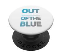 Testo umoristico divertente per persone divertente fuori dal blu PopSockets PopGrip Adesivo