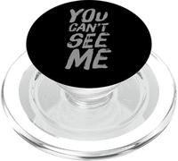 Testo umoristico divertente per persone divertente non puoi vedermi PopSockets PopGrip per MagSafe