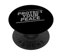 Testo umoristico divertente per persone divertente proteggere la pace PopSockets PopGrip Adesivo