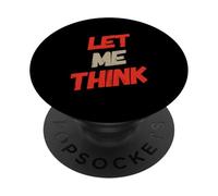 Testo umoristico divertente per persone frase divertente lasciami pensare PopSockets PopGrip Adesivo