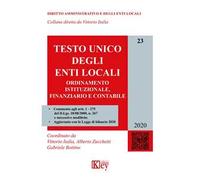 Testo unico degli enti locali. Ordinamento istituzionale, finanziario e contabile
