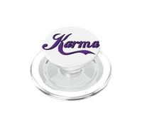 Testo viola KARMA progettato PopSockets PopGrip per MagSafe