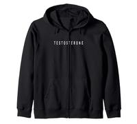 Testosterone Lover Classic Font/Guaritore/Terapista Design Felpa con Cappuccio
