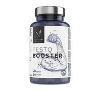 Testosterone Uomo. Potenziatore di testosterone naturale. Aumenta forza, massa muscolare e rendimento sportivo. 90 capsule vegetali. Vegano e senza glutine.