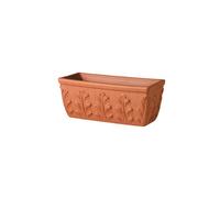 Testrut Roma 364996 - Vaso per Piante, 43 x 19 x 17 cm, Colore: Argilla