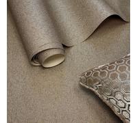 Testurizzati Carta da Parati Glitterata Alto Qualità Tessuto Vinile Ciara Moca